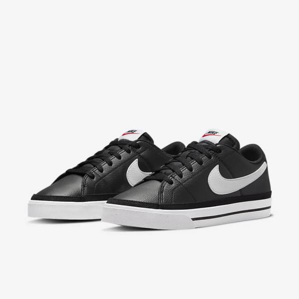 Scarpe Da Ginnastica Donna Nike Court Legacy Next Nature Nere Arancioni Bianche | NK519HKS