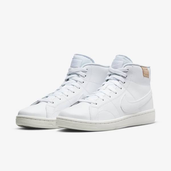 Scarpe Da Ginnastica Donna Nike Court Royale 2 Mid Bianche | NK978LYH