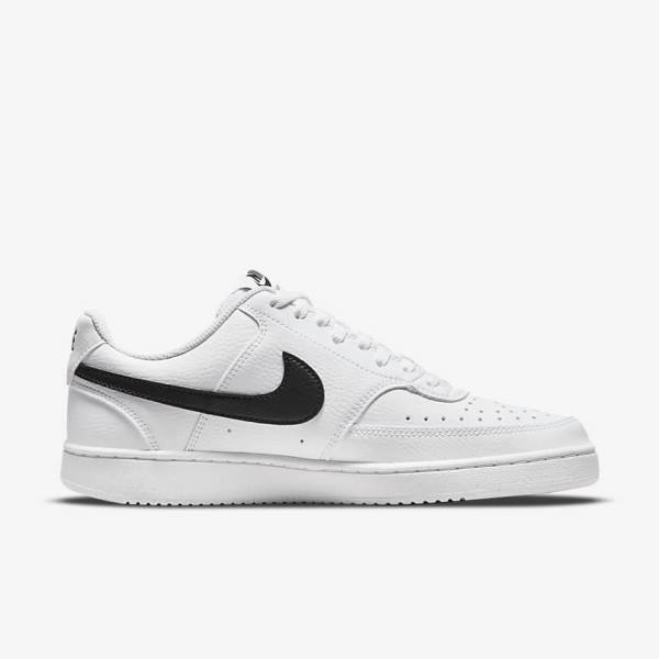 Scarpe Da Ginnastica Donna Nike Court Vision Low Next Nature Bianche Nere | NK718ETI