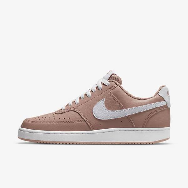 Scarpe Da Ginnastica Donna Nike Court Vision Low Next Nature Rosa Nere Bianche | NK756TRD