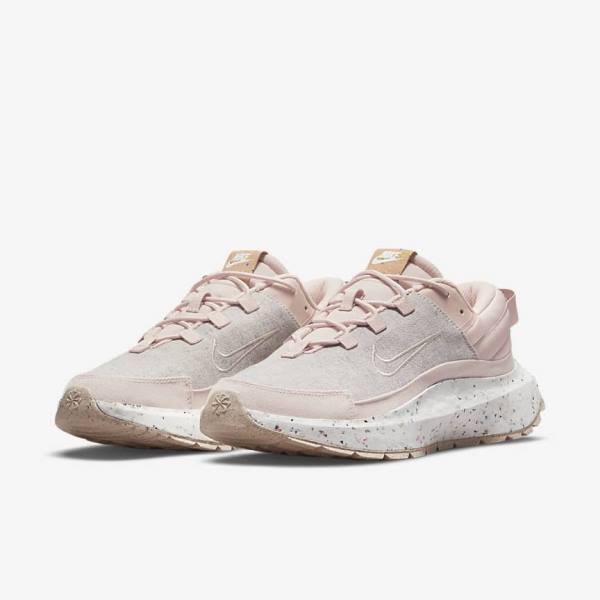 Scarpe Da Ginnastica Donna Nike Crater Remixa Rosa Bianche Crema | NK408VFY