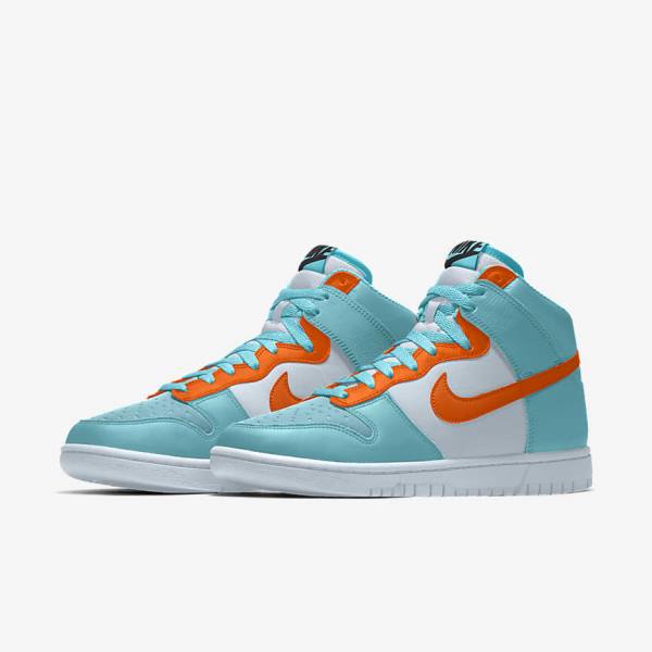 Scarpe Da Ginnastica Donna Nike Dunk High By You Custom Colorate | NK293LYB