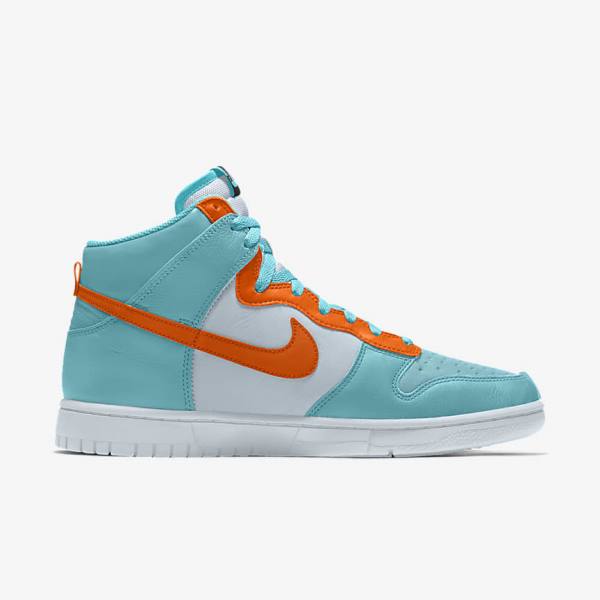 Scarpe Da Ginnastica Donna Nike Dunk High By You Custom Colorate | NK293LYB