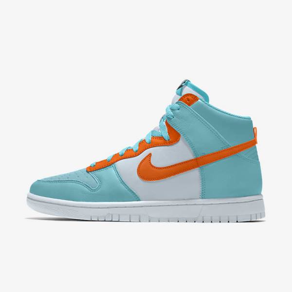 Scarpe Da Ginnastica Donna Nike Dunk High By You Custom Colorate | NK293LYB