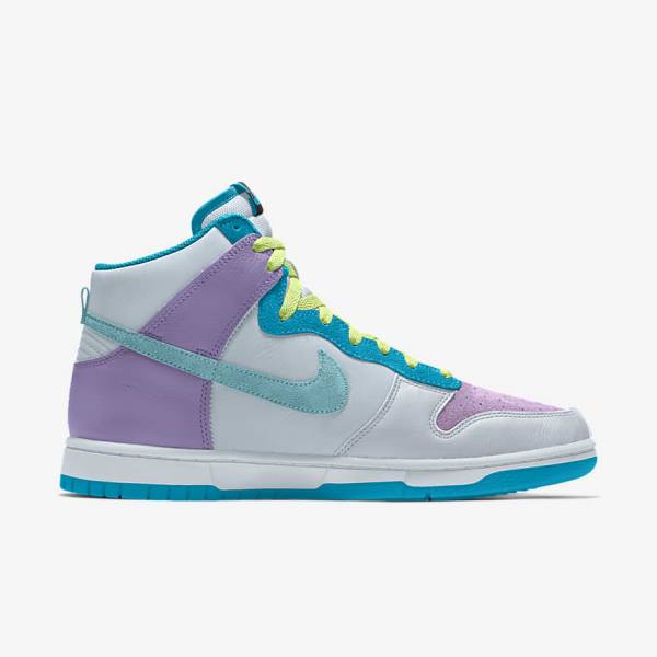 Scarpe Da Ginnastica Donna Nike Dunk High By You Custom Colorate | NK846IPS