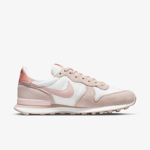 Scarpe Da Ginnastica Donna Nike Internationalist Bianche Khaki Grigie Corallo | NK798JOB