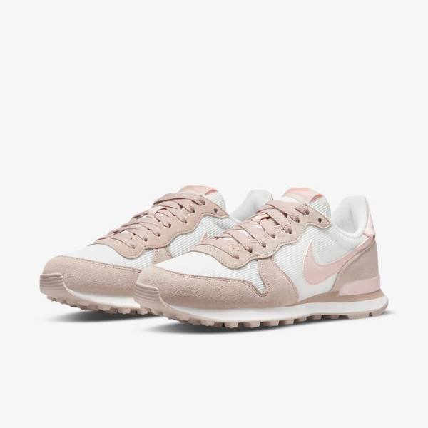 Scarpe Da Ginnastica Donna Nike Internationalist Bianche Khaki Grigie Corallo | NK798JOB