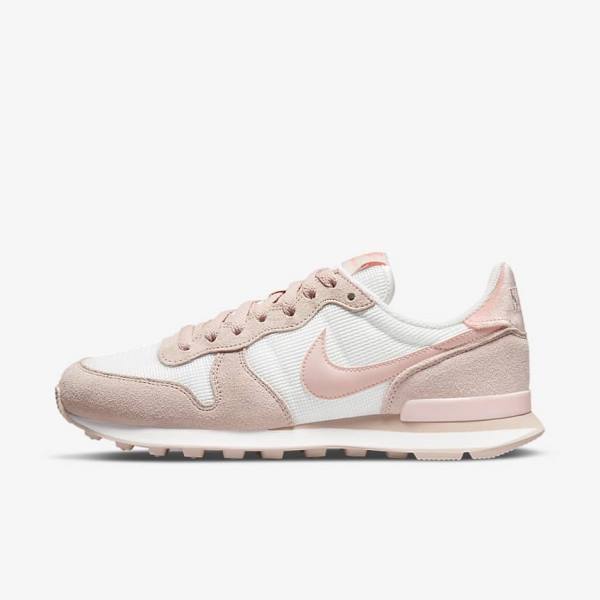 Scarpe Da Ginnastica Donna Nike Internationalist Bianche Khaki Grigie Corallo | NK798JOB