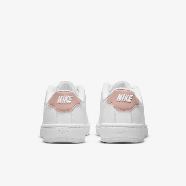 Scarpe Da Ginnastica Donna Nike NikeCourt Royale 2 Next Nature Bianche Nere Rosa | NK304MRF