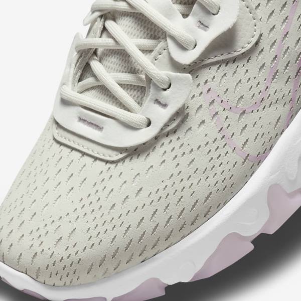 Scarpe Da Ginnastica Donna Nike React Vision Beige Chiaro Bianche Rosa | NK280IAF