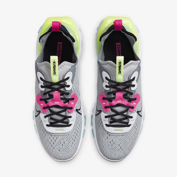 Scarpe Da Ginnastica Donna Nike React Vision Grigie Rosa Nere | NK641PTN