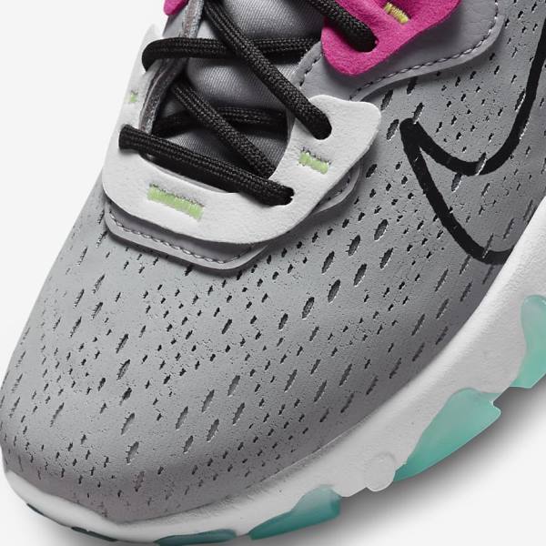 Scarpe Da Ginnastica Donna Nike React Vision Grigie Rosa Nere | NK641PTN