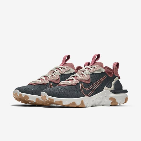 Scarpe Da Ginnastica Donna Nike React Vision By You Custom Lifestyle Colorate | NK875SKV