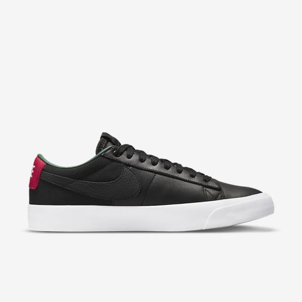 Scarpe Da Ginnastica Donna Nike SB Zoom Blazer Low Pro GT Premium Nere Rosse Nere | NK067ABM