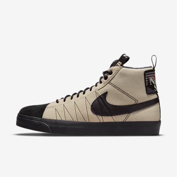 Scarpe Da Ginnastica Donna Nike SB Zoom Blazer Mid Premium Arancioni Nere | NK092FJX