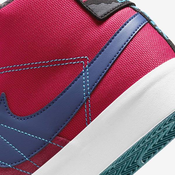 Scarpe Da Ginnastica Donna Nike SB Zoom Blazer Mid Premium Rosa Blu Blu Reale Blu | NK802XTU