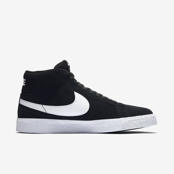 Scarpe Da Ginnastica Donna Nike SB Zoom Blazer Mid Nere Bianche | NK803IPO