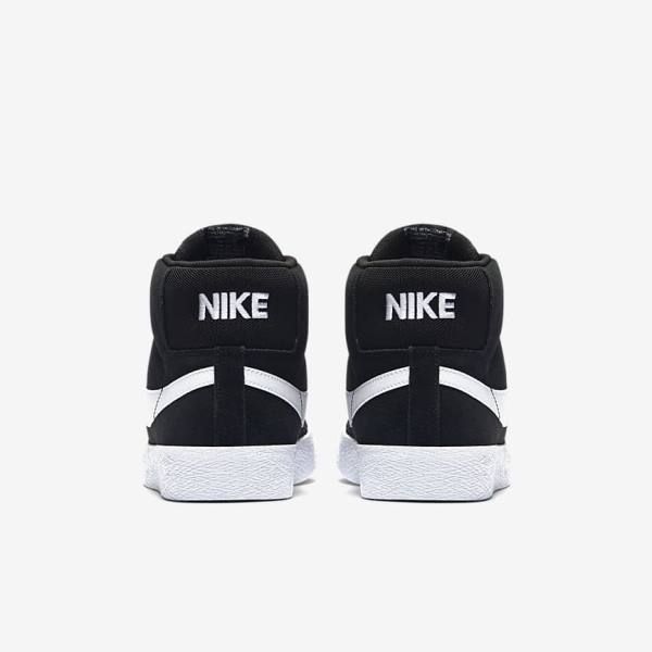 Scarpe Da Ginnastica Donna Nike SB Zoom Blazer Mid Nere Bianche | NK803IPO