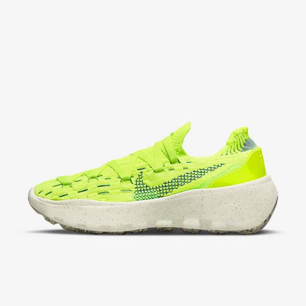 Scarpe Da Ginnastica Donna Nike Space Hippie 04 Lemon Chiaro Verdi Verde Acqua | NK693WIU