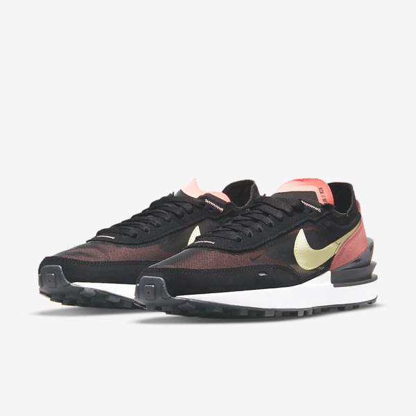 Scarpe Da Ginnastica Donna Nike Waffle One Nere Rosse Verdi Chiaro | NK103FSC