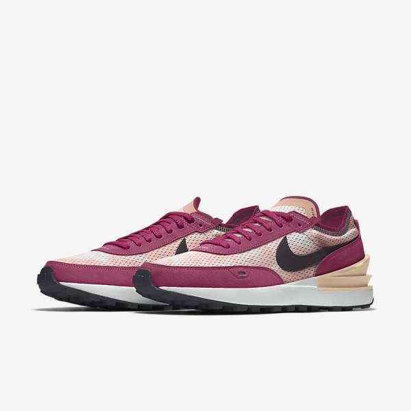 Scarpe Da Ginnastica Donna Nike Waffle One By You Custom Colorate | NK104HKM