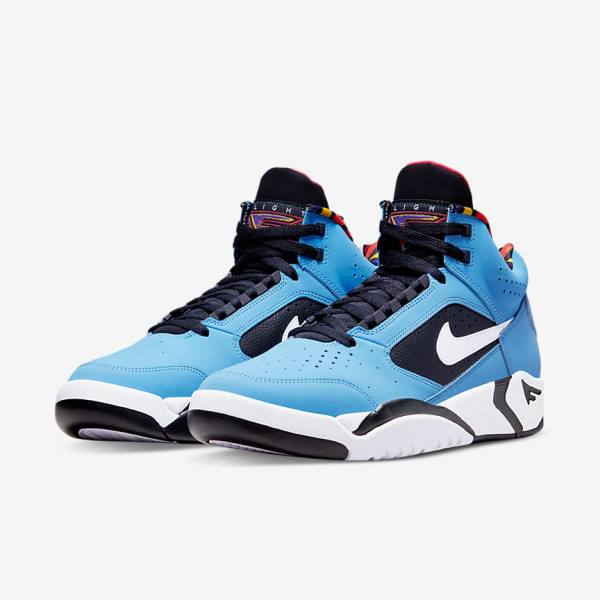 Scarpe Da Ginnastica Uomo Nike Air Flight Lite Mid Blu Rosse Verdi Bianche | NK392STC