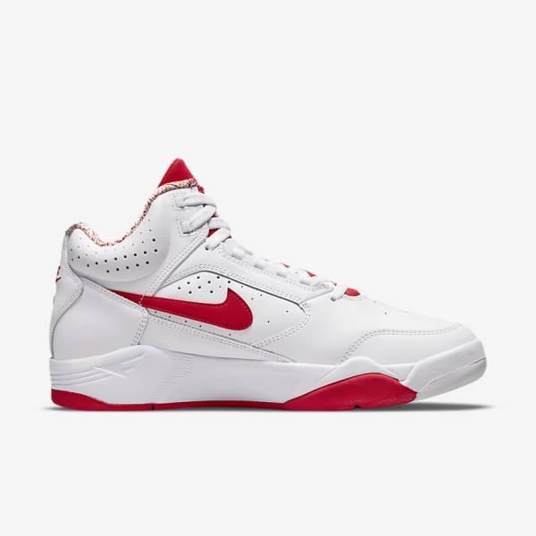 Scarpe Da Ginnastica Uomo Nike Air Flight Lite Mid Bianche Rosse | NK701XSQ