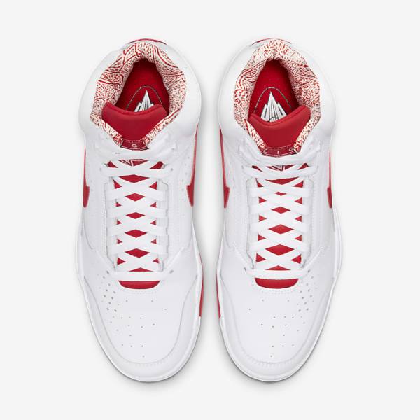 Scarpe Da Ginnastica Uomo Nike Air Flight Lite Mid Bianche Rosse | NK701XSQ