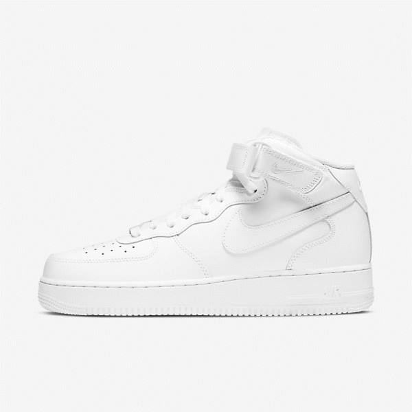 Scarpe Da Ginnastica Uomo Nike Air Force 1 Mid 07 Bianche | NK027DWP