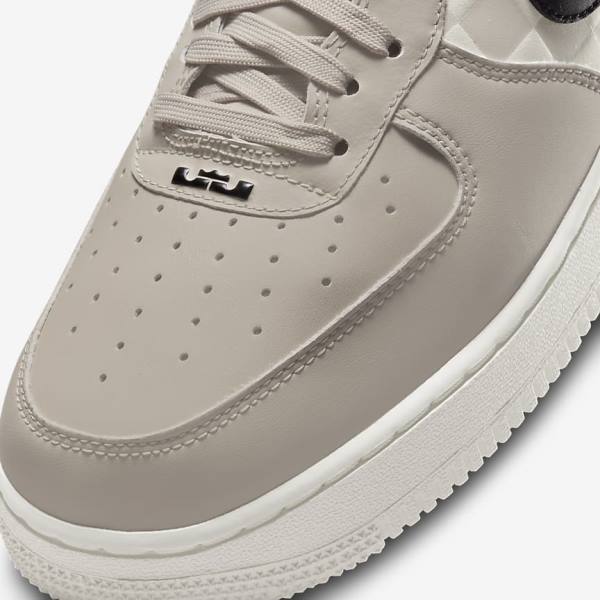 Scarpe Da Ginnastica Uomo Nike Air Force 1 07 QS Crema Nere Nere | NK368ZYH