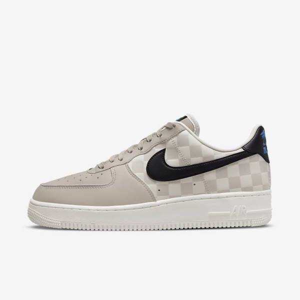 Scarpe Da Ginnastica Uomo Nike Air Force 1 07 QS Crema Nere Nere | NK368ZYH