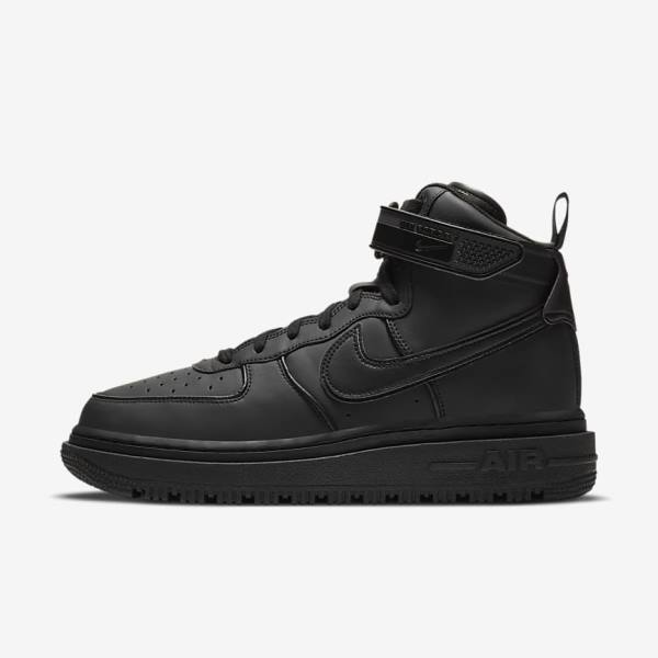 Scarpe Da Ginnastica Uomo Nike Air Force 1 Boot Nere Grigie Scuro Bianche | NK489IVO