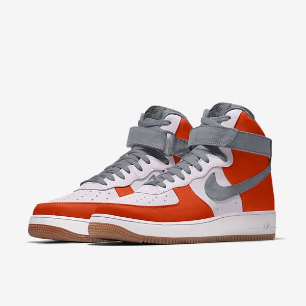 Scarpe Da Ginnastica Uomo Nike Air Force 1 High By You Custom Colorate | NK516LBZ