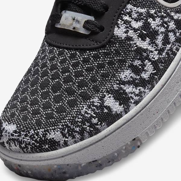 Scarpe Da Ginnastica Uomo Nike Air Force 1 Crater Flyknit Next Nature Nere Bianche Platino Nere | NK524AQN