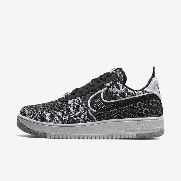 Scarpe Da Ginnastica Uomo Nike Air Force 1 Crater Flyknit Next Nature Nere Bianche Platino Nere | NK524AQN