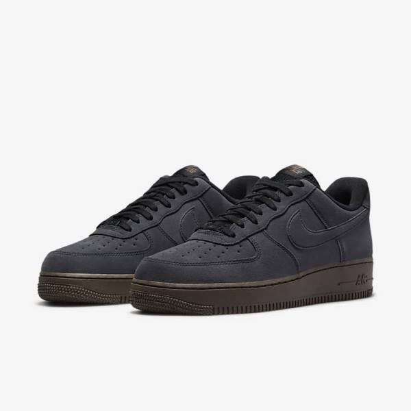 Scarpe Da Ginnastica Uomo Nike Air Force 1 Bianche Cioccolato Scuro | NK591DQX