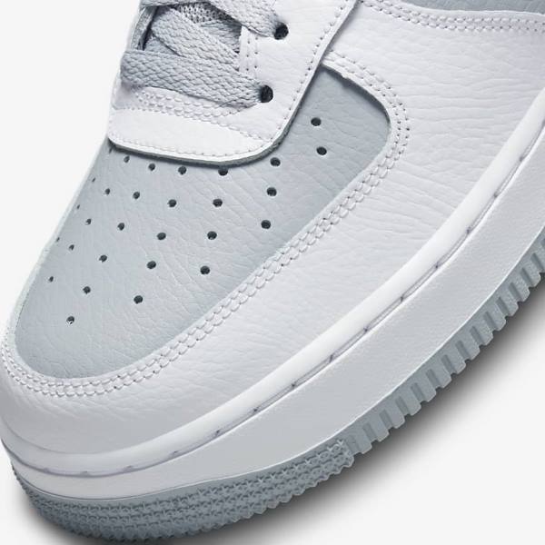 Scarpe Da Ginnastica Uomo Nike Air Force 1 07 LV8 Bianche Grigie Nere | NK649QYB