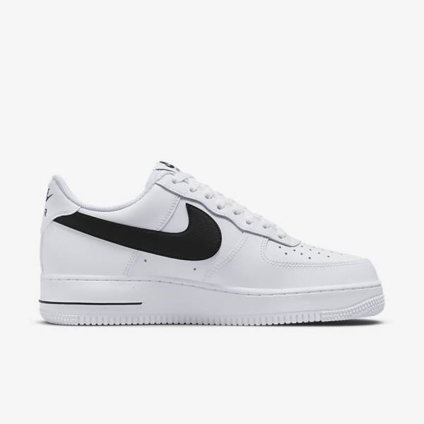 Scarpe Da Ginnastica Uomo Nike Air Force 1 07 Bianche Nere | NK651KAM