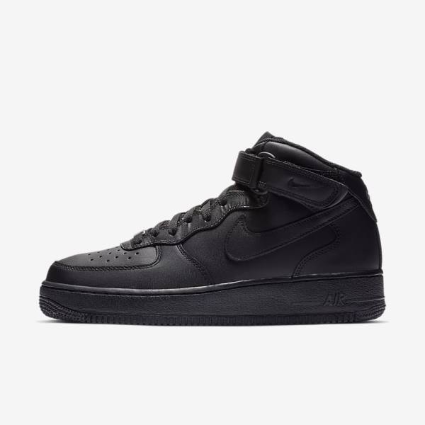 Scarpe Da Ginnastica Uomo Nike Air Force 1 Mid 07 Nere | NK691YPS