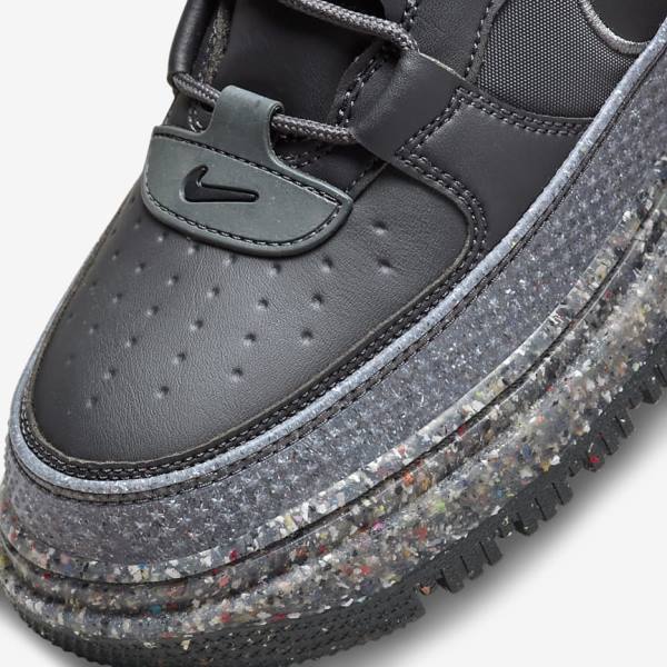 Scarpe Da Ginnastica Uomo Nike Air Force 1 Boot Grigie Scuro Nere | NK750USD