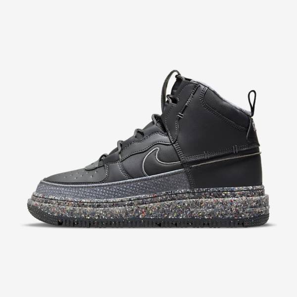 Scarpe Da Ginnastica Uomo Nike Air Force 1 Boot Grigie Scuro Nere | NK750USD