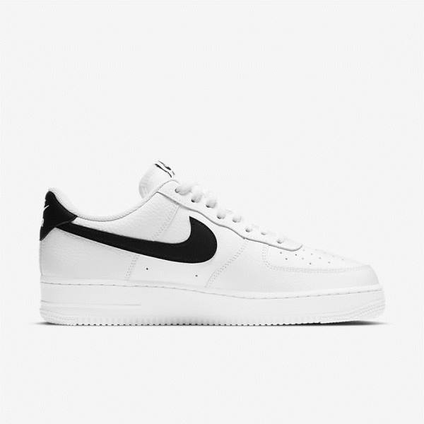 Scarpe Da Ginnastica Uomo Nike Air Force 1 07 Bianche Nere | NK804COZ