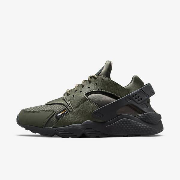 Scarpe Da Ginnastica Uomo Nike Air Huarache Khaki Nere Oro Khaki | NK248HJA