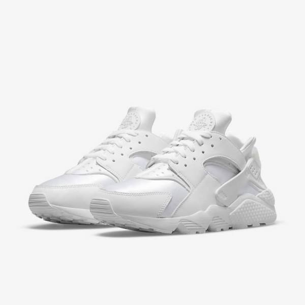 Scarpe Da Ginnastica Uomo Nike Air Huarache Bianche Platino | NK325VNX