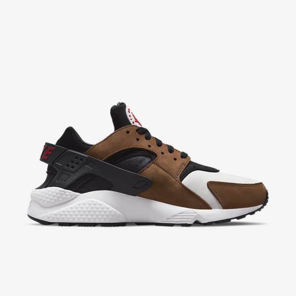 Scarpe Da Ginnastica Uomo Nike Air Huarache LE Nere Bianche Rosse | NK372XSF