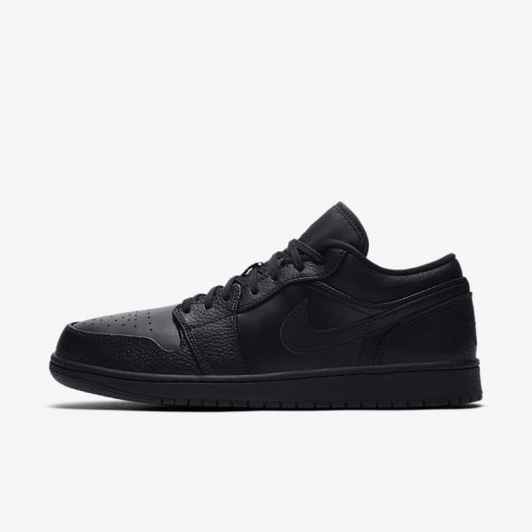 Scarpe Da Ginnastica Uomo Nike Air Jordan 1 Low Nere | NK032HQN