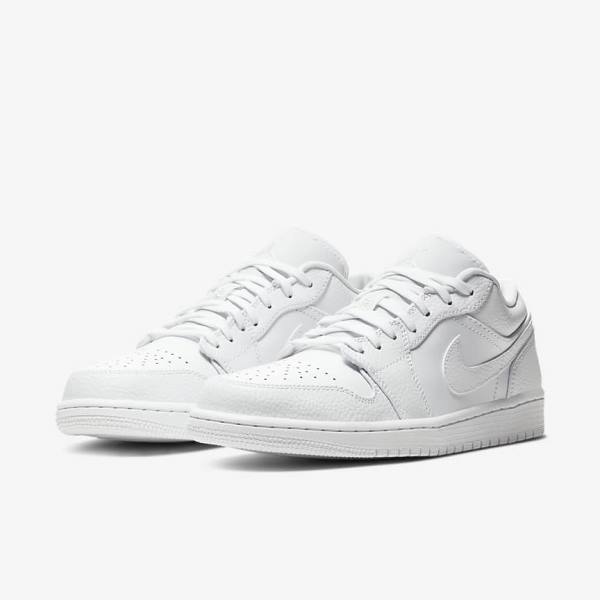 Scarpe Da Ginnastica Uomo Nike Air Jordan 1 Low Bianche | NK302HFP