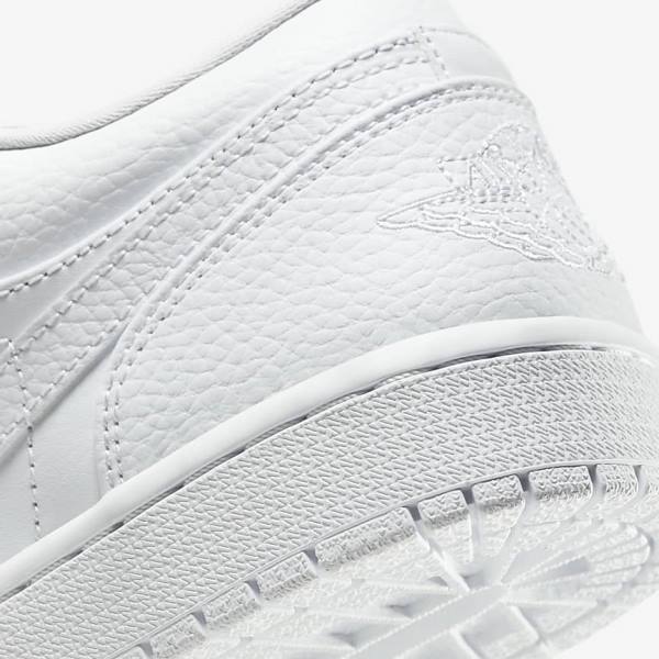 Scarpe Da Ginnastica Uomo Nike Air Jordan 1 Low Bianche | NK302HFP