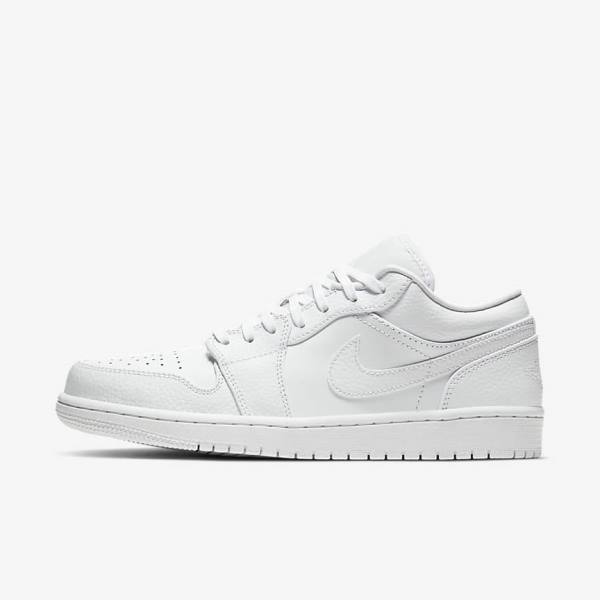 Scarpe Da Ginnastica Uomo Nike Air Jordan 1 Low Bianche | NK302HFP