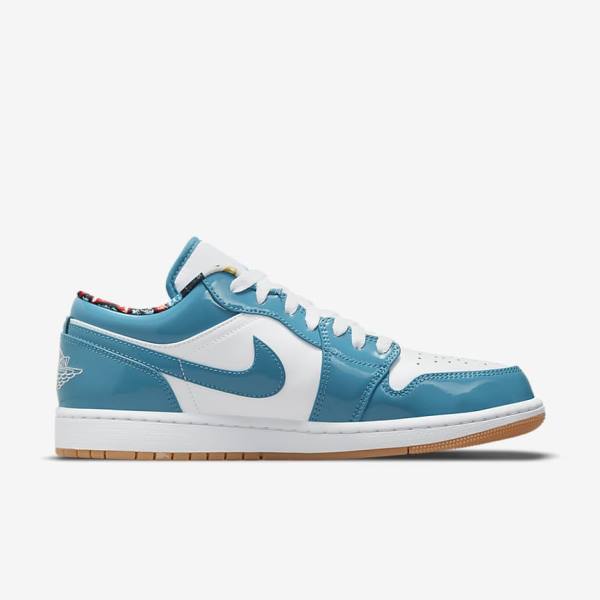 Scarpe Da Ginnastica Uomo Nike Air Jordan 1 Low SE Verde Acqua Bianche Blu Marino Verde Acqua | NK374NWP